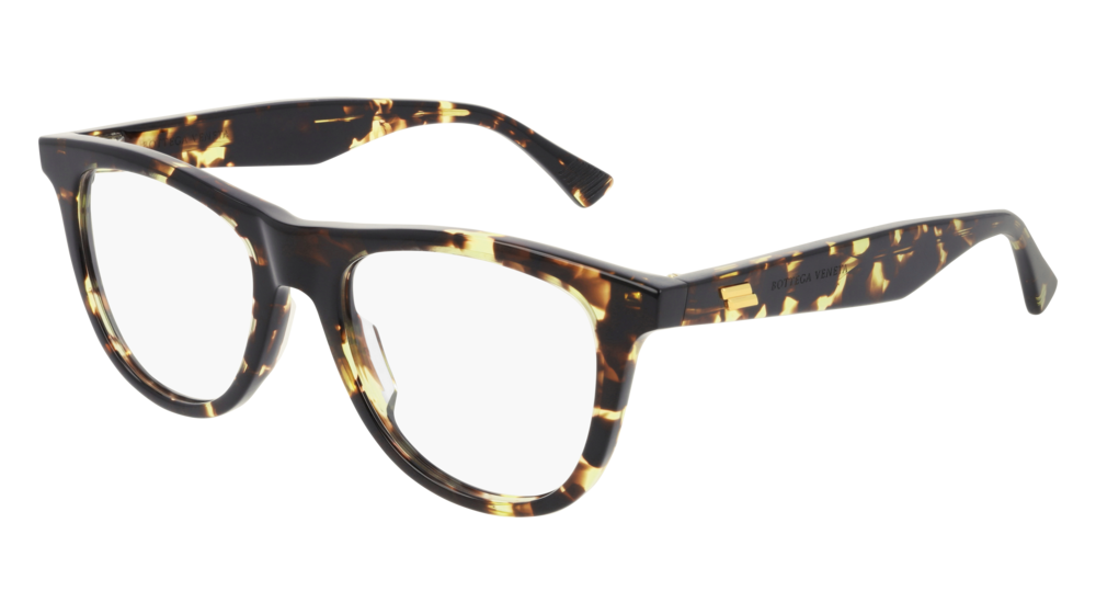 Bottega Veneta Optical Frame Man Havana Havana Transparent