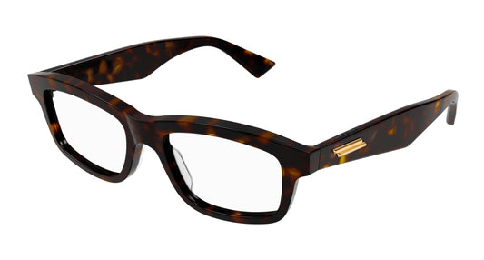 Bottega Veneta Optical Frame Man Havana Havana Transparent