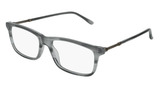 Bottega Veneta Optical Frame Man Havana Silver Transparent