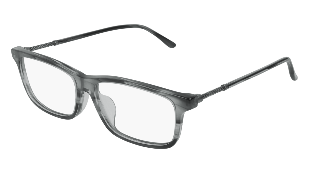 Bottega Veneta Optical Frame Man Havana Silver Transparent