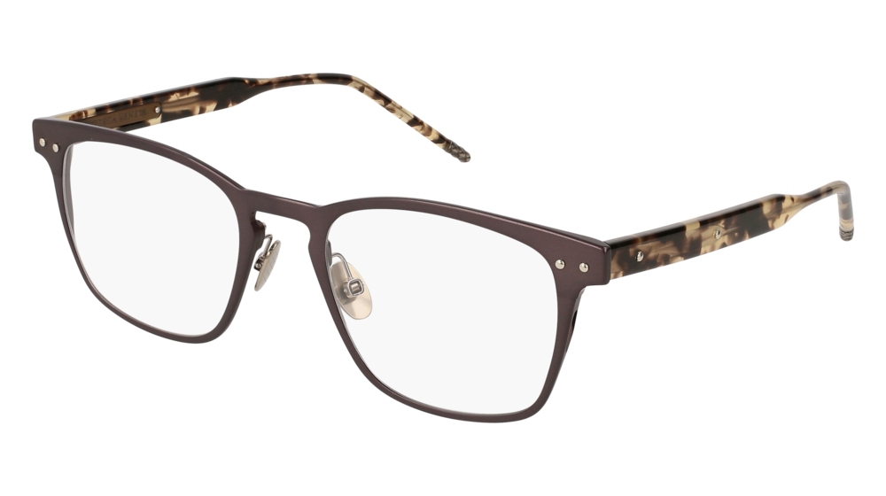 Bottega Veneta Optical Frame Man Blue Havana Transparent