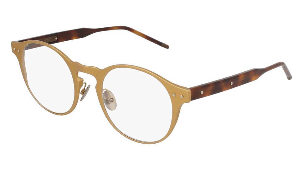 Bottega Veneta Optical Frame Man Bronze Havana Transparent