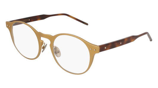 Bottega Veneta Optical Frame Man Bronze Havana Transparent