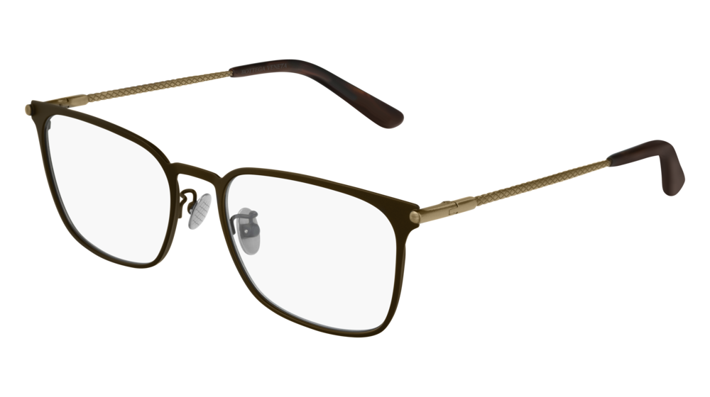 Bottega Veneta Optical Frame Man Brown Bronze Transparent