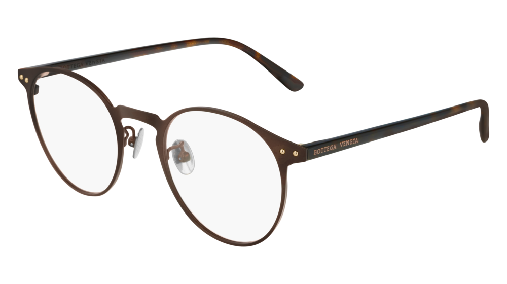 Bottega Veneta Optical Frame Man Brown Havana Transparent