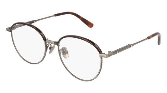 Bottega Veneta Optical Frame Unisex Silver Silver Transparent