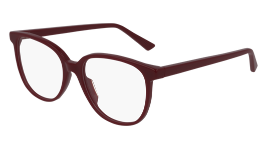 Bottega Veneta Optical Frame Woman Burgundy Burgundy Transparent