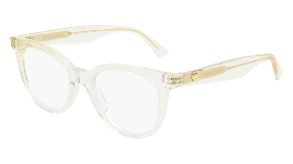 Bottega Veneta Optical Frame Woman Beige Beige Transparent