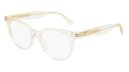 Bottega Veneta Optical Frame Woman Beige Beige Transparent