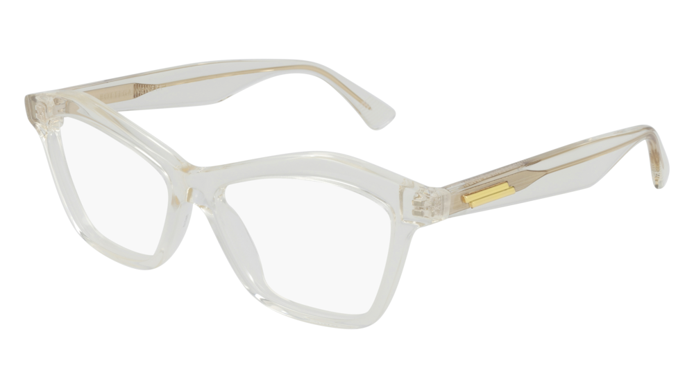 Bottega Veneta Optical Frame Woman Beige Beige Transparent