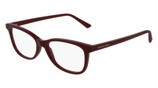 Bottega Veneta Optical Frame Woman Burgundy Burgundy Transparent