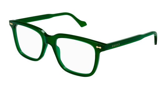 Gucci Optical Frame Man Green Green Transparent