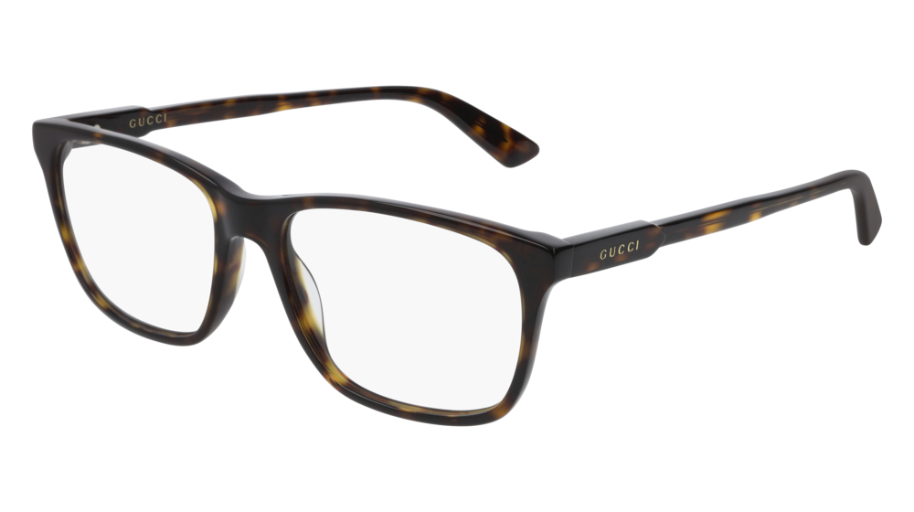 Gucci Optical Frame Man Havana Havana Transparent