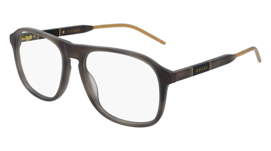 Gucci Optical Frame Man Havana Havana Transparent