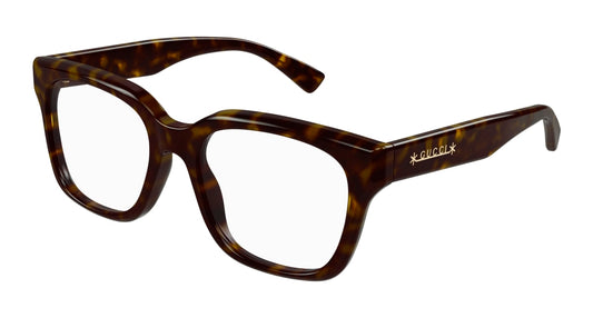 Gucci Optical Frame Man Havana Havana Transparent