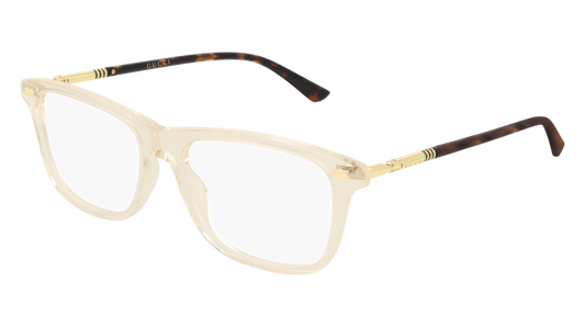 Gucci Optical Frame Man Yellow Gold Transparent