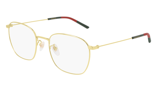 Gucci Optical Frame Man Gold Gold Transparent