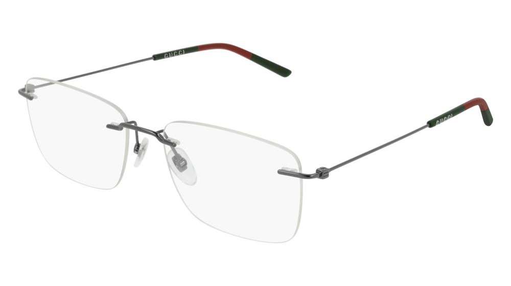 Gucci Optical Frame Man Ruthenium Ruthenium Transparent