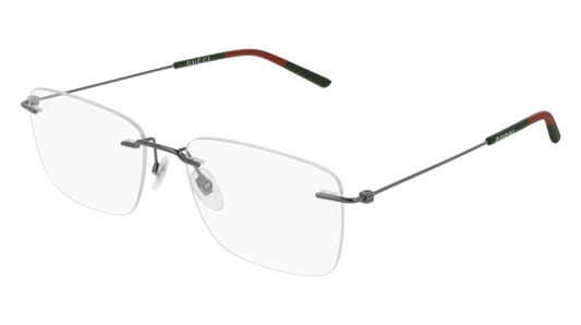 Gucci Optical Frame Man Ruthenium Ruthenium Transparent