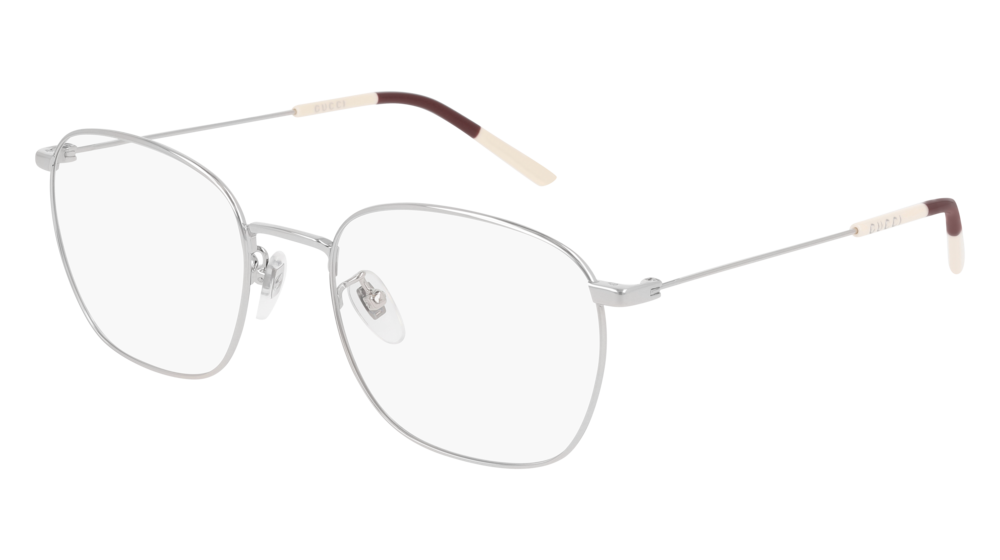 Gucci Optical Frame Man Silver Silver Transparent