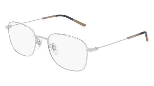 Gucci Optical Frame Man Silver Silver Transparent