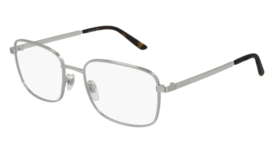 Gucci Optical Frame Man Silver Silver Transparent