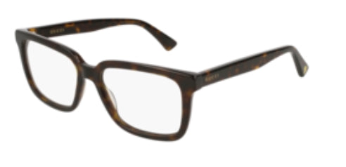 Gucci Optical Frame Unisex Havana Havana Transparent