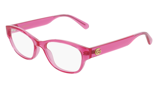 Gucci Optical Frame Woman Pink Pink Transparent