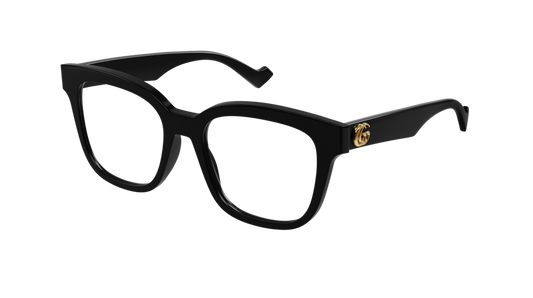 Gucci Optical Frame Woman Black Black Transparent