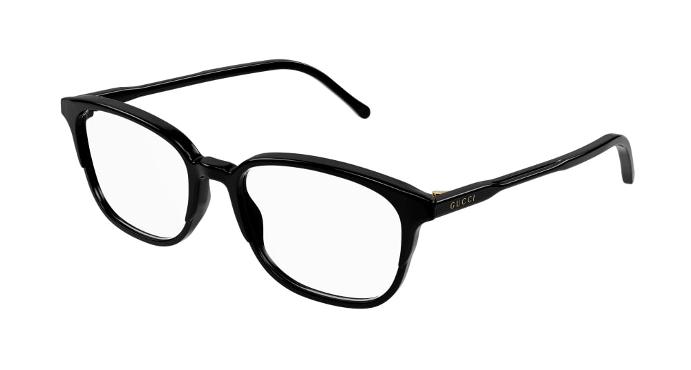 Gucci Optical Frame Woman Black Black Transparent