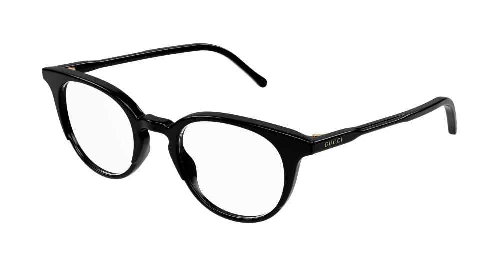 Gucci Optical Frame Woman Black Black Transparent