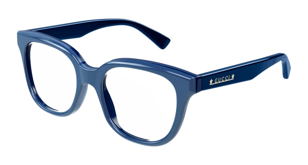 Gucci Optical Frame Woman Blue Blue Transparent