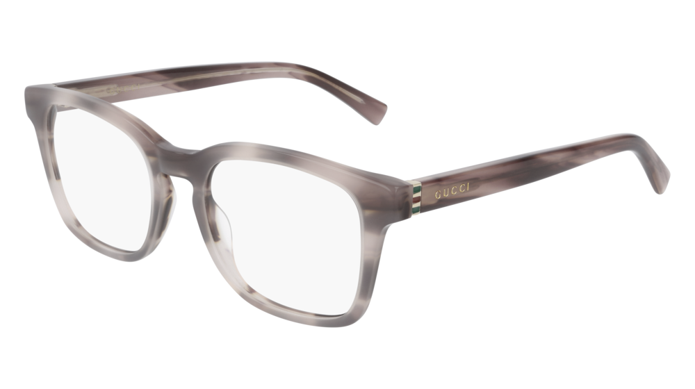 Gucci Optical Frame Woman Havana Gold Transparent