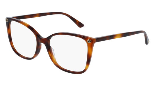 Gucci Optical Frame Woman Havana Havana Transparent