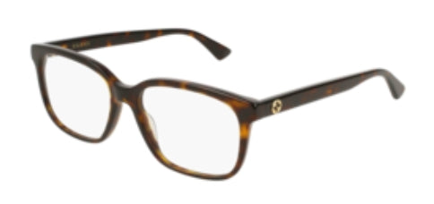 Gucci Optical Frame Woman Havana Havana Transparent