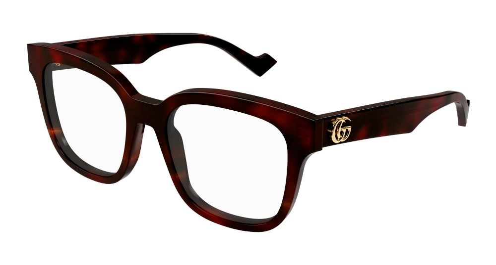 Gucci Optical Frame Woman Havana Havana Transparent