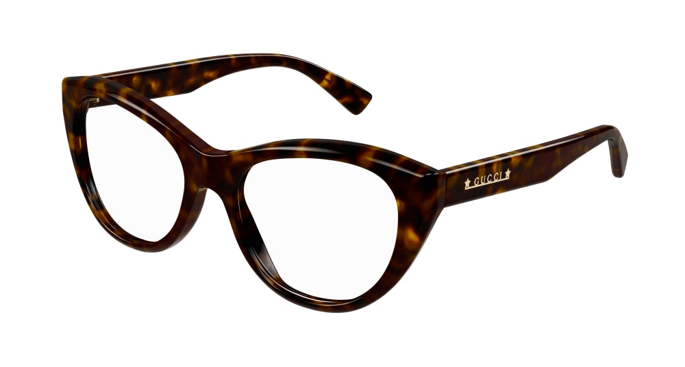 Gucci Optical Frame Woman Havana Havana Transparent