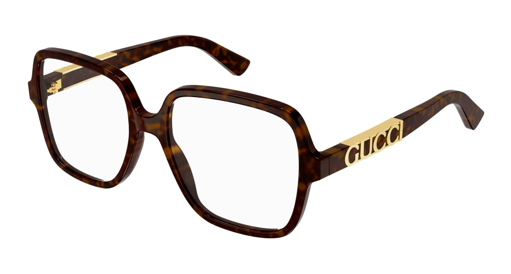 Gucci Optical Frame Woman Havana Havana Transparent