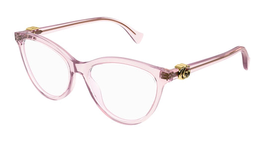 Gucci Optical Frame Woman Pink Pink Transparent