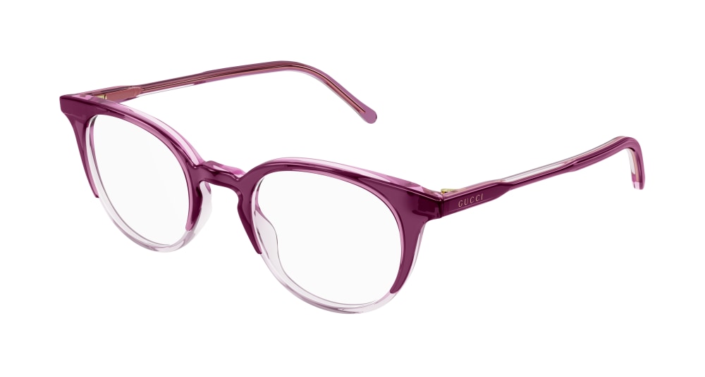 Gucci Optical Frame Woman Violet Violet Transparent