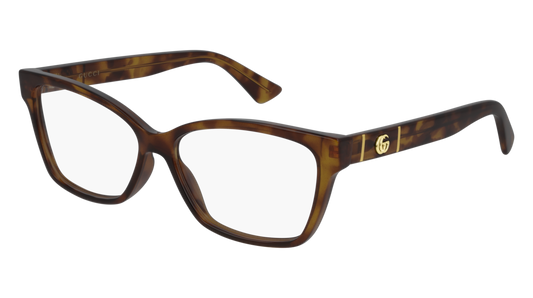 Gucci Optical Frame Woman Havana Havana Transparent