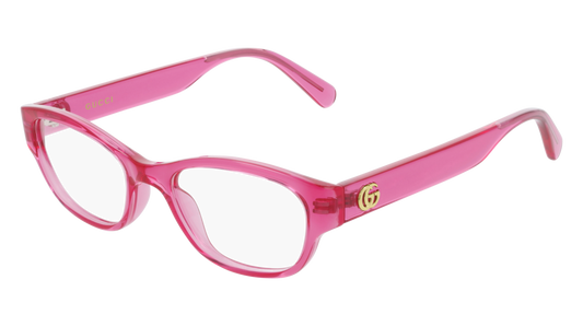 Gucci Optical Frame Woman Pink Pink Transparent