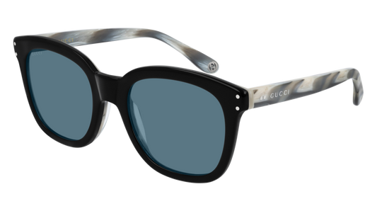 Gucci Sunglass Man Black Grey Blue