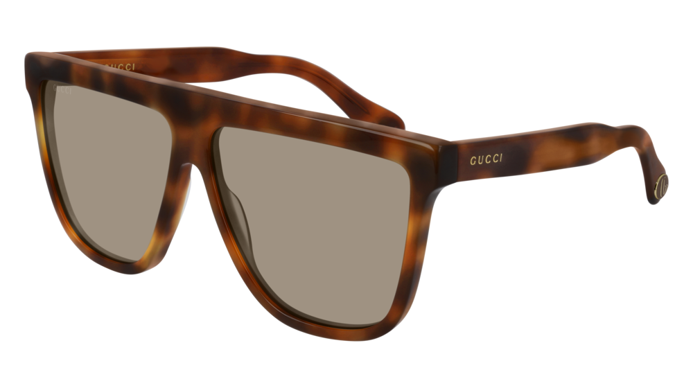 Gucci Sunglass Man Havana Havana Brown