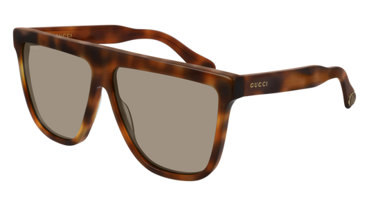 Gucci Sunglass Man Havana Havana Brown