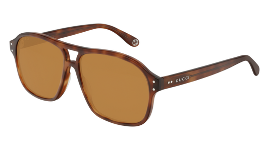 Gucci Sunglass Man Havana Havana Orange