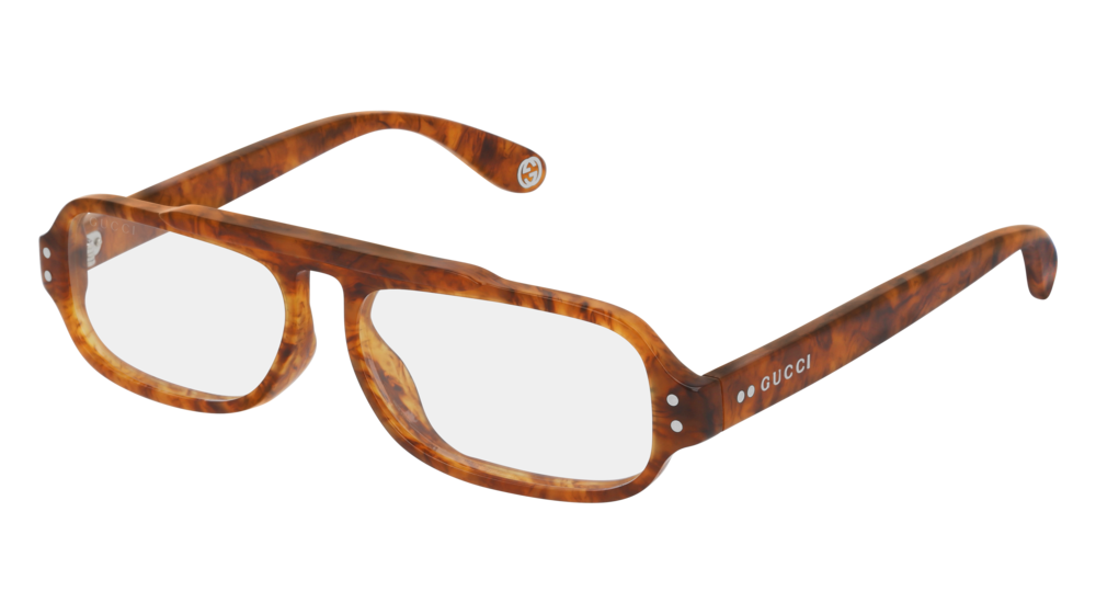 Gucci Sunglass Man Havana Havana Transparent