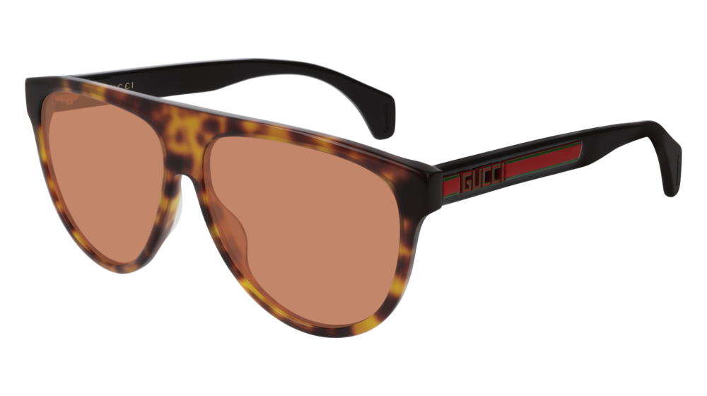 Gucci Sunglass Man Havana Black Orange