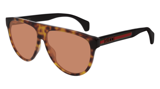 Gucci Sunglass Man Havana Black Orange