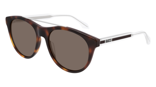 Gucci Sunglass Man Havana Crystal Brown